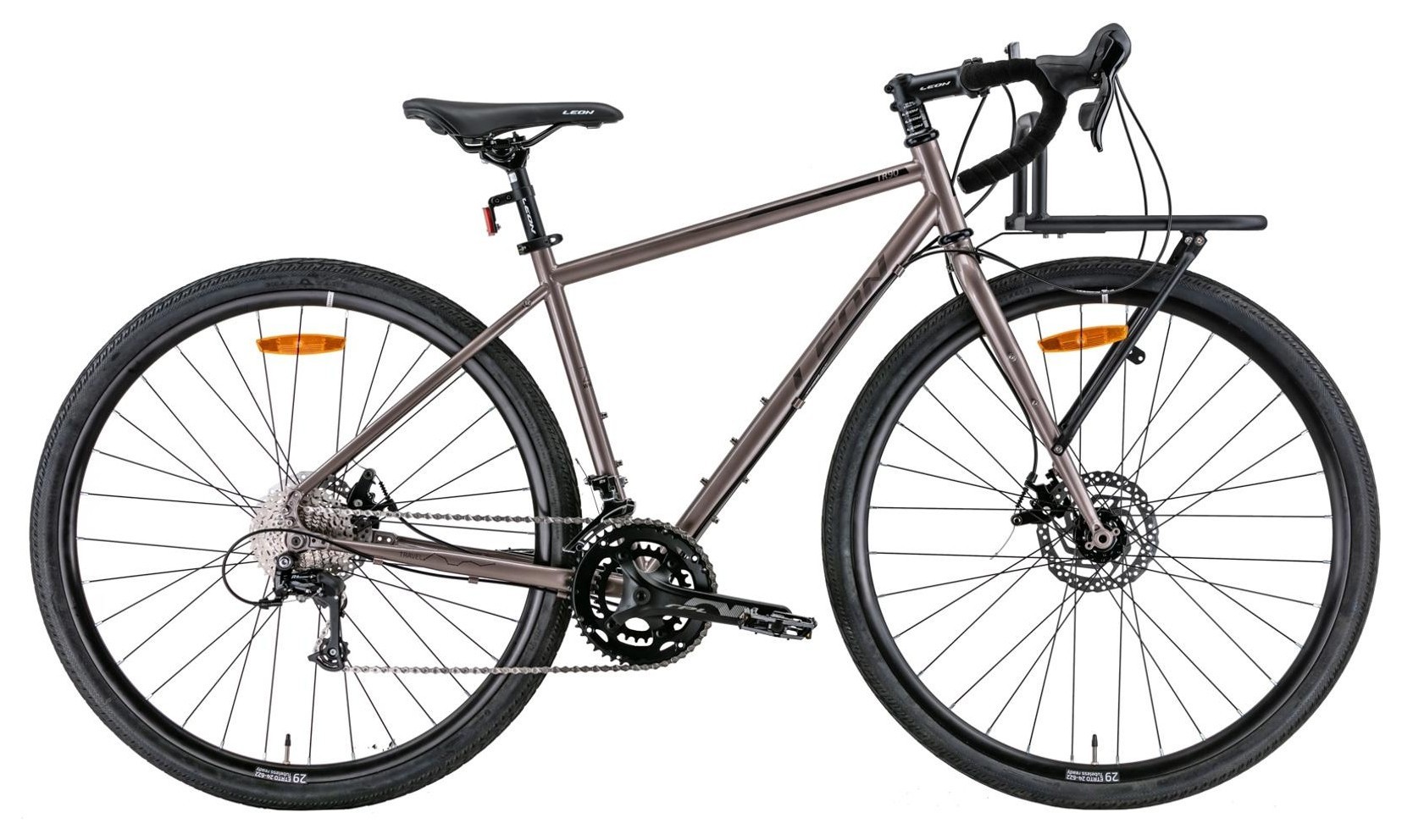 Велосипед Cr-Mo steel 28" Leon TR-90 DD 2022 (бежевый)