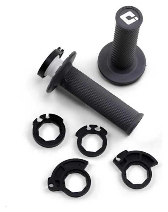 Мото гріпси ODI No-WAFFLE MX V2 Lock-On Graphite