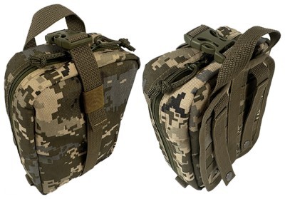 Підсумок аптечка швидкознімна тактична MOLLE піксель ЗСУ MM-14 для РПС, разгрузки або жилету