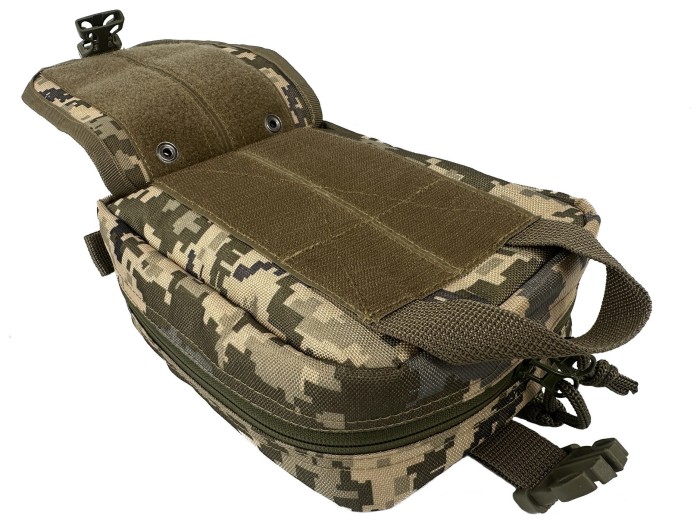 Підсумок аптечка швидкознімна тактична MOLLE піксель ЗСУ MM-14 для РПС, разгрузки або жилету