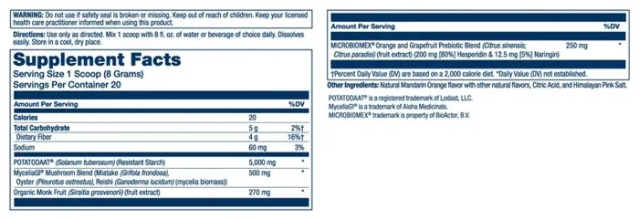 Mycrobiome Prebiotic Powder - 160g