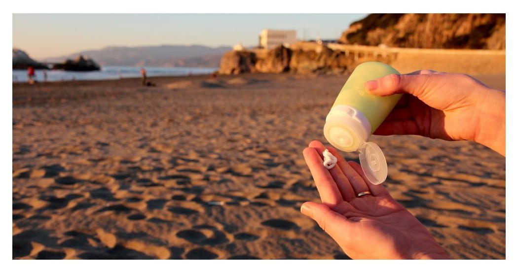 Силиконовая бутылочка Humangear GoToob + Medium