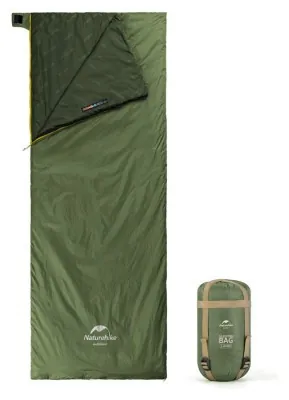 Спальний мішок Naturehike LW180 Mini NH21MSD04, правий, темно-зелений