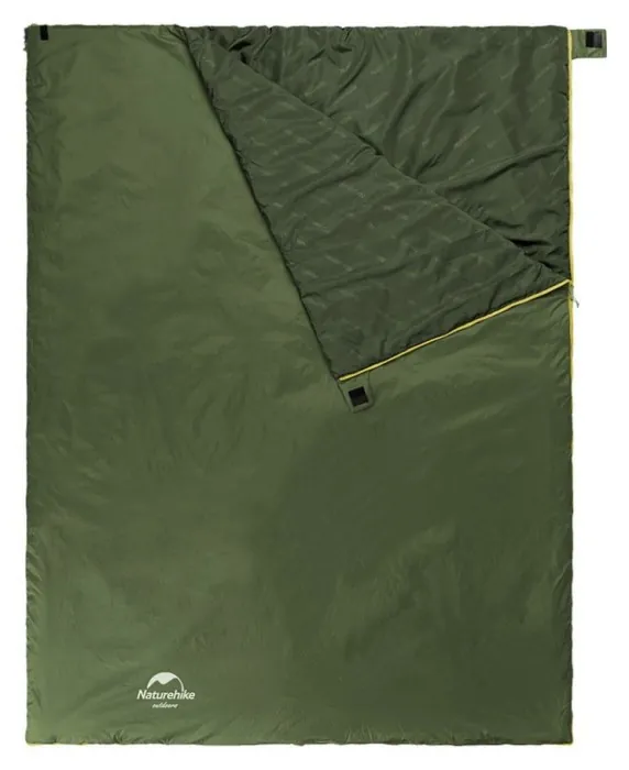 Спальний мішок Naturehike LW180 Mini NH21MSD04, правий, темно-зелений