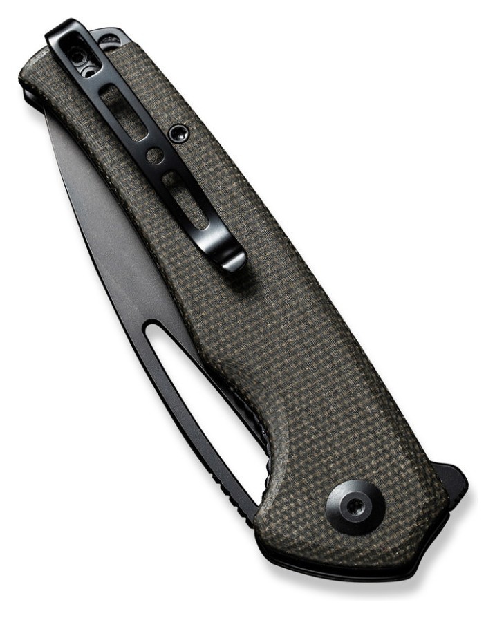 Ніж складаний туристичний Sencut Mims, (8.8 см) 9Cr18MoV / Micarta темно-зелений