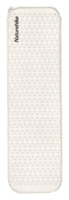 Матрац туристичний надувний одномісний  Naturehike CNK2300DZ013, 185x55x3.5 см, світло-сірий, прямокутний