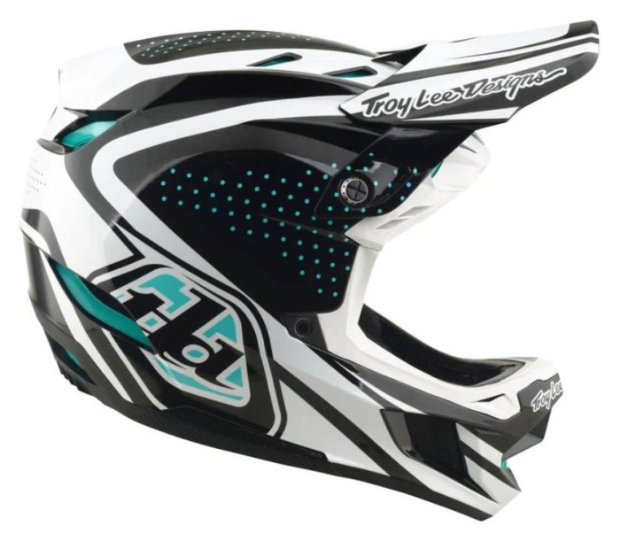 Вело шолом TLD D4 POLYACRYLITE HELMET; THE LINE [CHARCOAL / WHITE] L