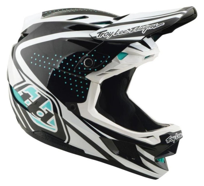 Вело шолом TLD D4 POLYACRYLITE HELMET; THE LINE [CHARCOAL / WHITE] L