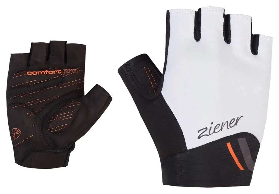 Велоперчатки Ziener Caitilin для жінок white-new orange (6)