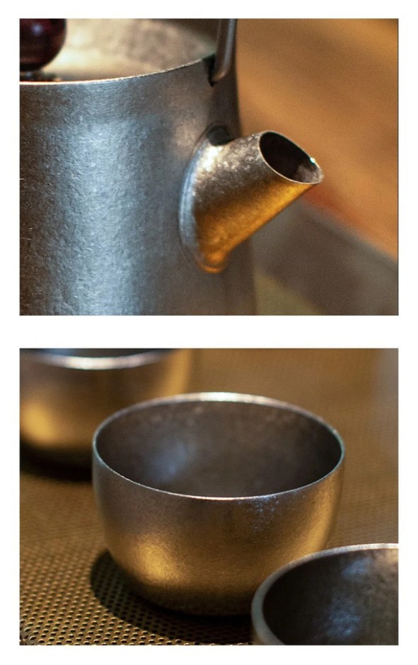 Набор чайный Naturehike NH20CJ007, титан.