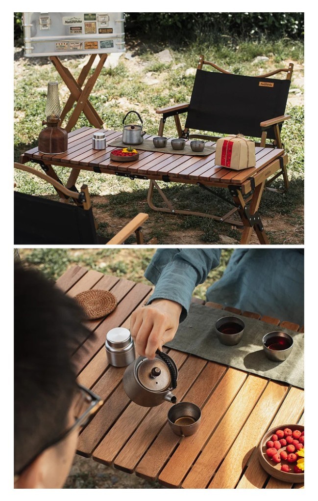 Набор чайный Naturehike NH20CJ007, титан.