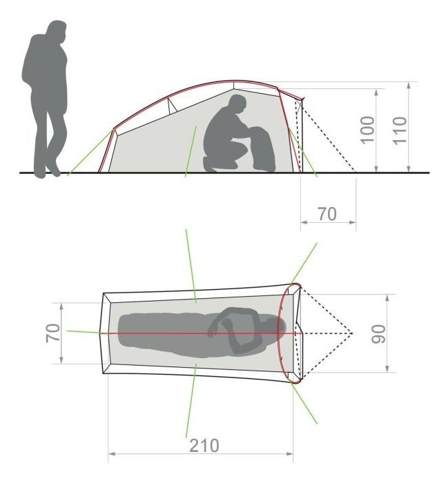 Палатка VAUDE Allround Taurus 1P 2026