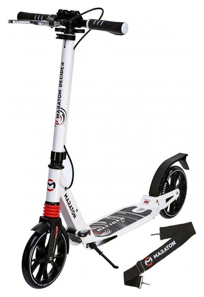 самокат Maraton Decider (Белый), укр, укр
