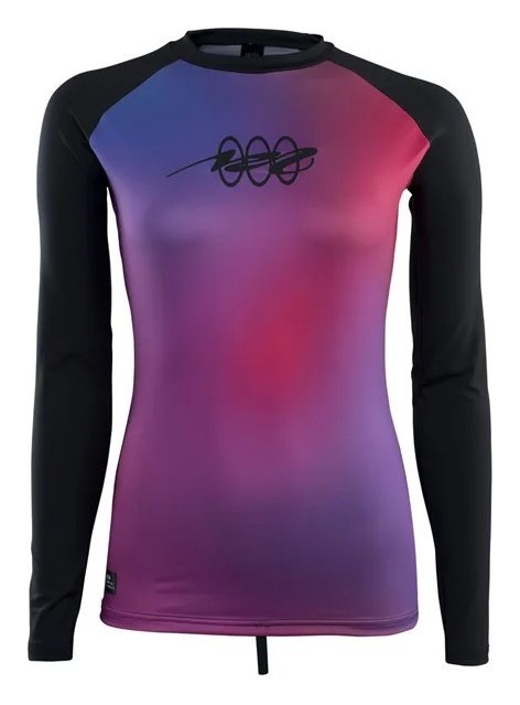 Гидромайка лайкра ION (48233-4270) Rashguard Lizz LS women 2023