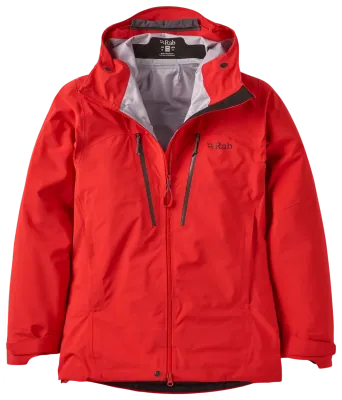 Мембранна куртка жіноча Rab Firewall Guide Jacket Wmns, Summit Red, 10