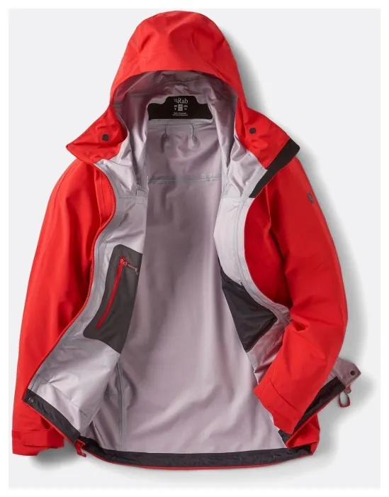 Мембранна куртка жіноча Rab Firewall Guide Jacket Wmns, Summit Red, 10