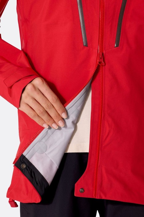 Мембранна куртка жіноча Rab Firewall Guide Jacket Wmns, Summit Red, 10