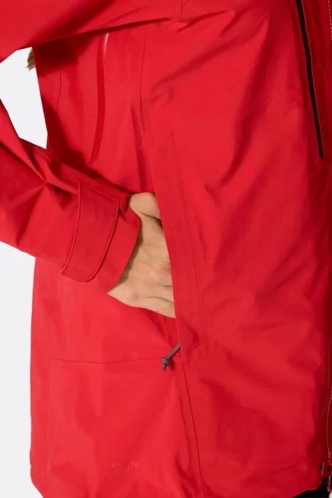 Мембранна куртка жіноча Rab Firewall Guide Jacket Wmns, Summit Red, 10