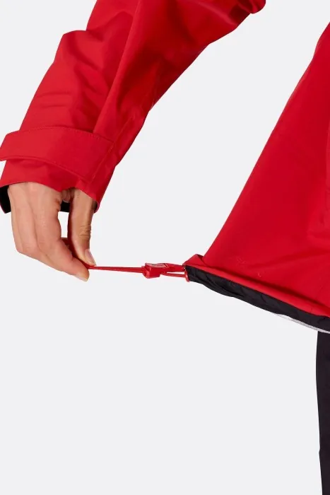 Мембранна куртка жіноча Rab Firewall Guide Jacket Wmns, Summit Red, 10