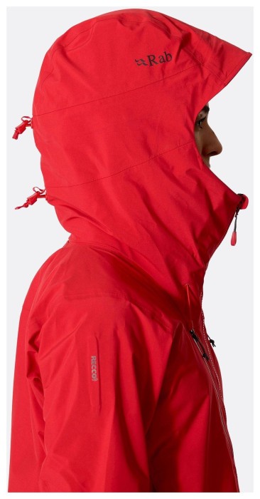 Мембранна куртка жіноча Rab Firewall Guide Jacket Wmns, Summit Red, 10
