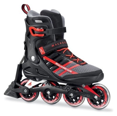 Роликовые коньки для взрослых Rollerblade MACROBLADE 84 ABT M 41 (8.5US) 265мм Black/red (7734400) O