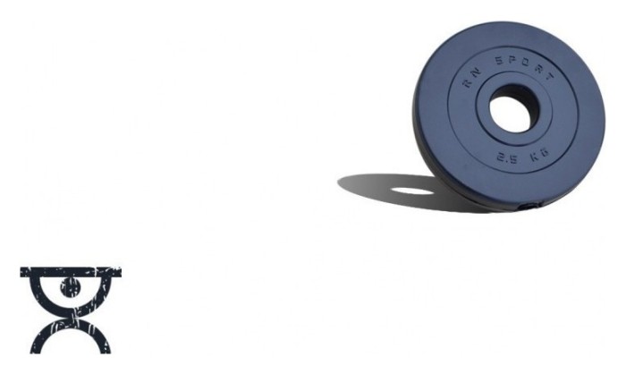 10 кг (4x2.5) дисков, покрытых пластиком (31 мм)