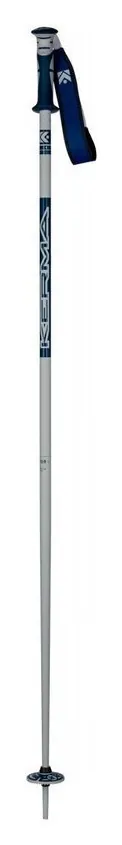 Палки для гірських лиж Kerma VECTOR 4 120см Gray/blue (DDJ2020-WRH) (130 см сіро-блакитний)