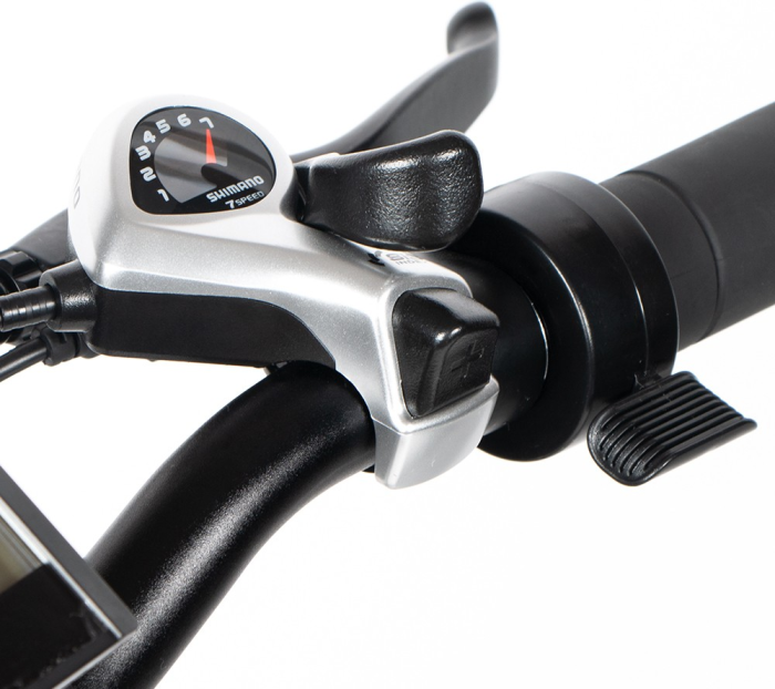 Электровелосипед фетбайк SAMEBIKE XWLX09 (500 Вт; 10 А/час; 48 В), колеса 20х4", с ручкой газа, черный