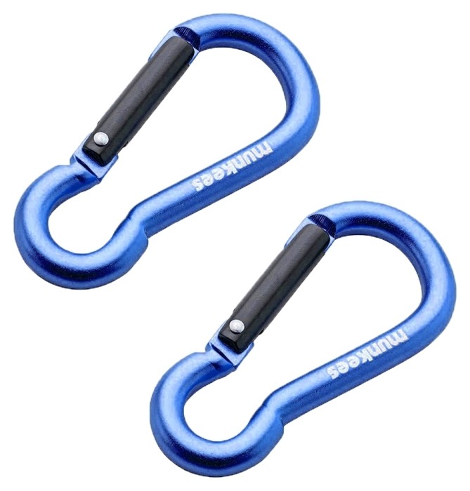 Munkees 3236 карабін Pear 6 мм x 60 мм (пара) dark blue, укр, укр