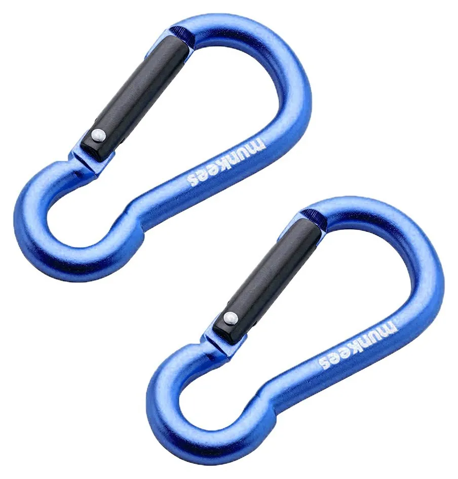Munkees 3236 карабін Pear 6 мм x 60 мм (пара) dark blue (3236-DB)