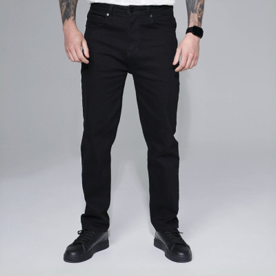 Повседневные мужские джинсы Pobedov черные, Джинсы Pobedov Neo мужские черные