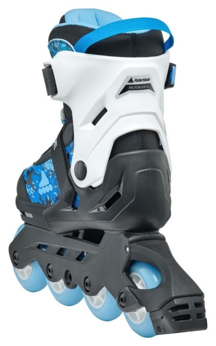 Ролики Rollerblade Microblade SL black-sky blue (тест)