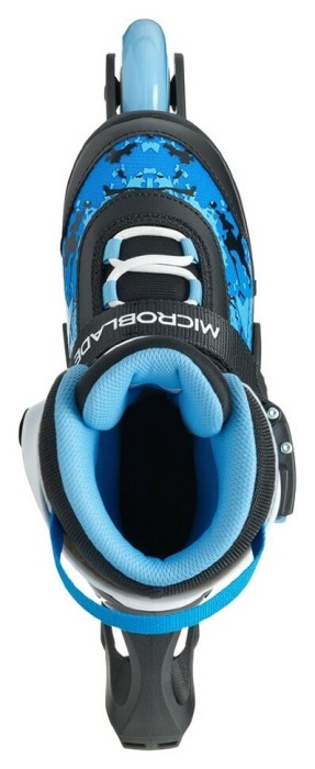 Ролики Rollerblade Microblade SL black-sky blue (тест)