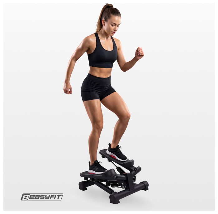 Степерь поворотная EasyFit Pace-В с эспандерами