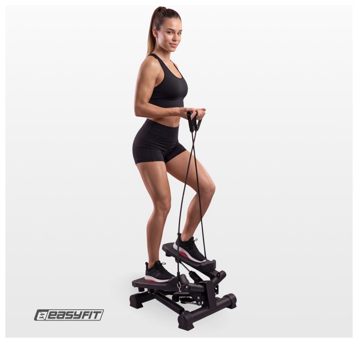 Степерь поворотная EasyFit Pace-В с эспандерами