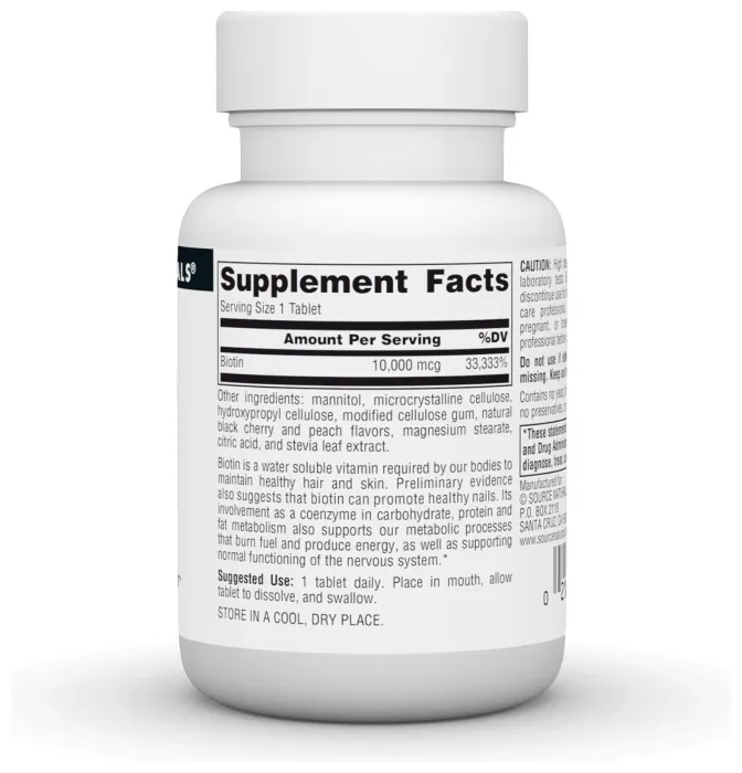 Biotin Fast Melt 10000 mcg - 60 tabs