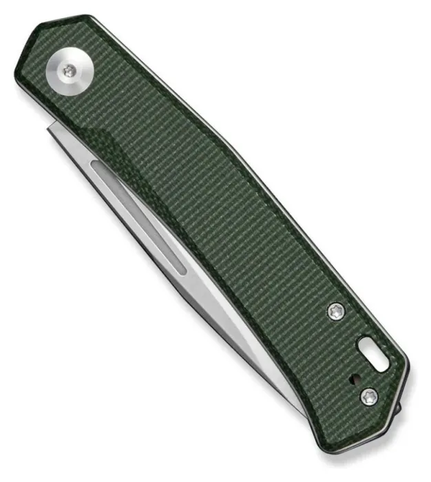 Нож складной карманный Sencut Braxx, (7.93 см) D2 / Canvas Micarta зеленый