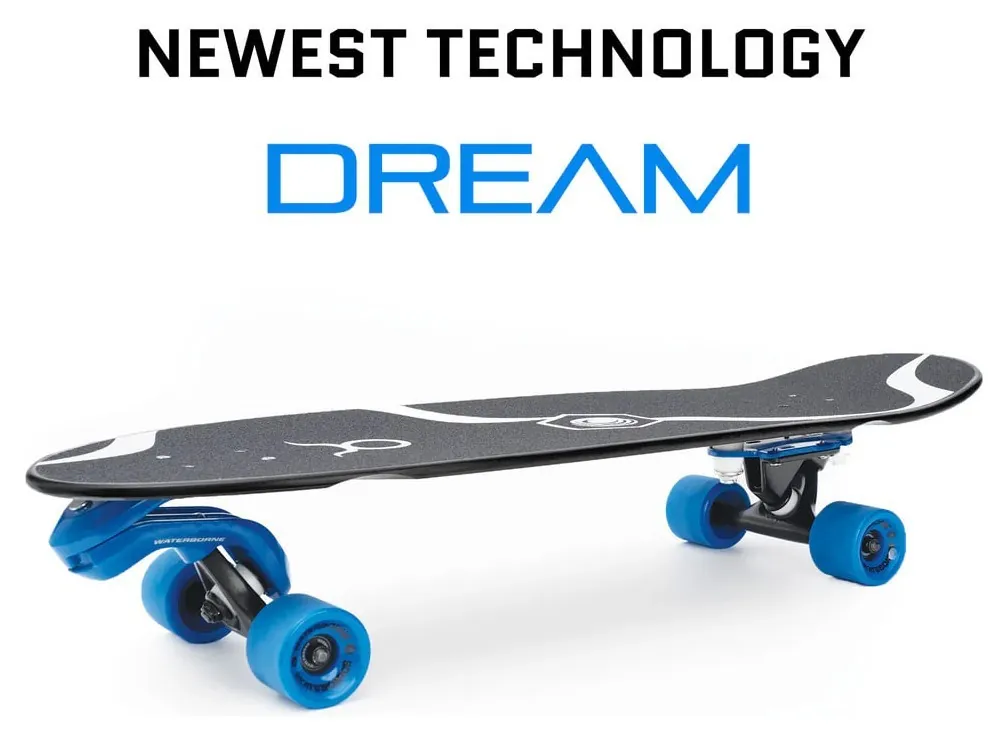 WaterBorne DREAM TAURUS Widebody Surf Skate 32" серфскейт - Black Bamboo (WaterBorne DREAM TAURUS Widebody Surf Skate 32" серфскейт - Black Bamboo)