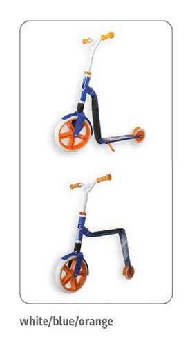 Самокат трансформер Scoot and Ride Highway gangster White/Blue/Orange, укр, укр