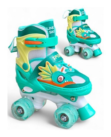Детские раздвижные ролики квады Dino Sport 182 S 31-34, M 35-38