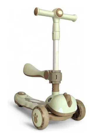 Дитячий самокат з сидінням 2 в 1 Cutest Dino 8102 (ARI_48c135)