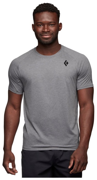 Мужская футболка Black Diamond M Lightwire SS TechTee, Steel Grey, M