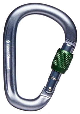 Карабін Black Diamond PearLock Screwgate, Grey