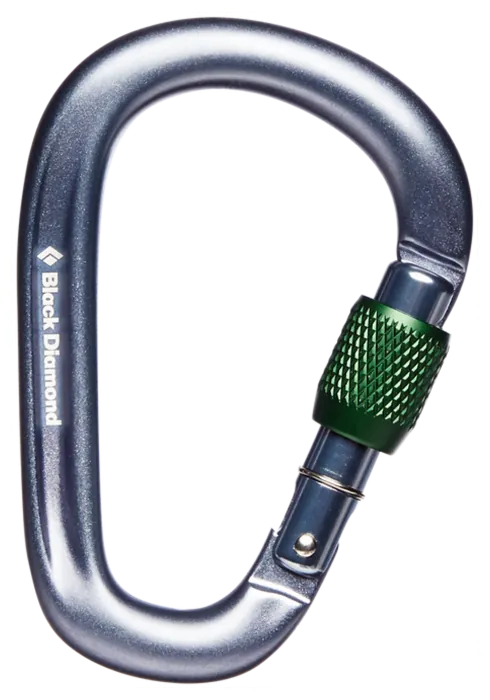 Карабін Black Diamond PearLock Screwgate, Grey