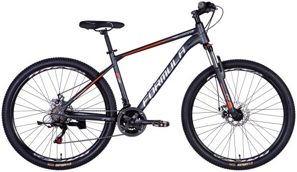 Велосипед AL 27.5" Formula MOTION DD FR рама-18" сіро-сріблястий (матовий) 2025, укр