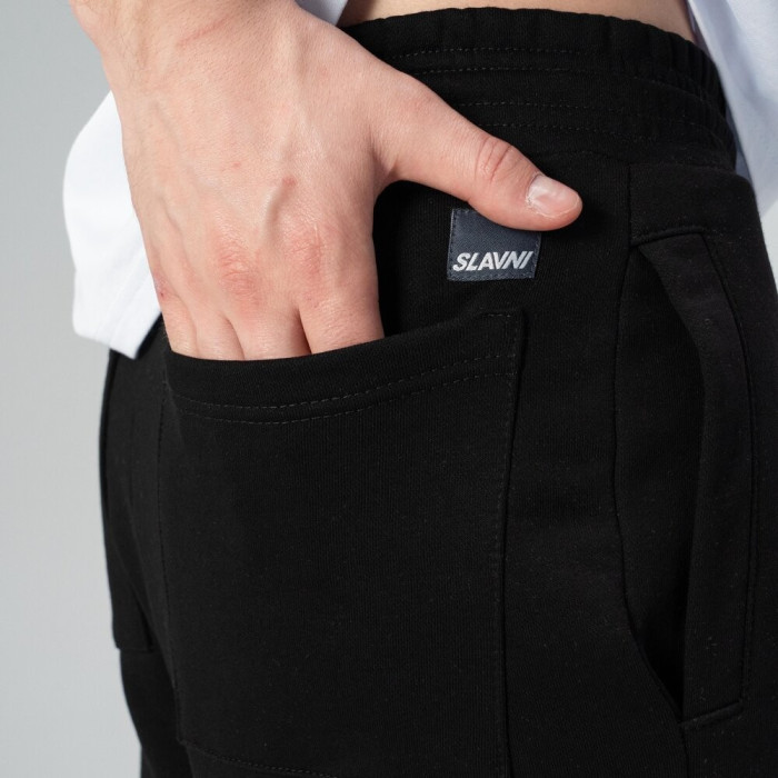 Джогеры Slavni Baggo Черный S-M PNjo5 254S-Mba