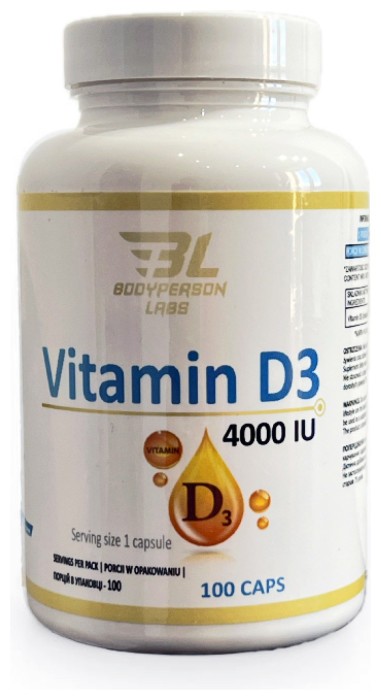 Vitamin D3 4000iu - 100 caps