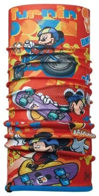 Шарф-труба детская (4-8) Buff Mickey Child Polar, Sk8 Red / Harbor