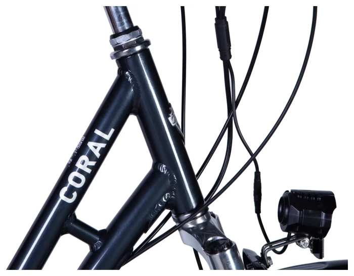 Велосипед з електроприводом 28" AL Dorozhnik eCORAL DD FR рама-19" 48B 13А*г 500Вт темно-сірий 2026