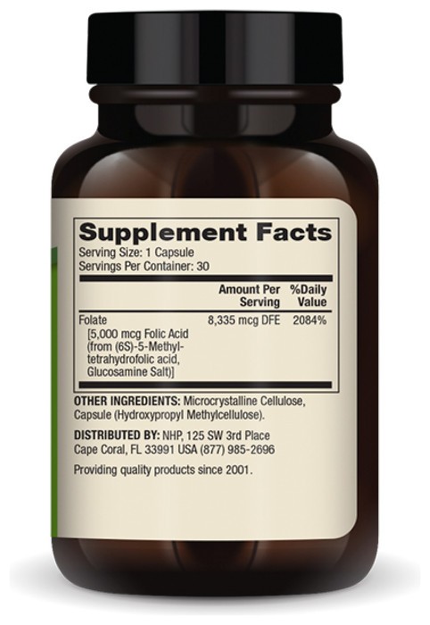 Methyl Folate - 30 caps